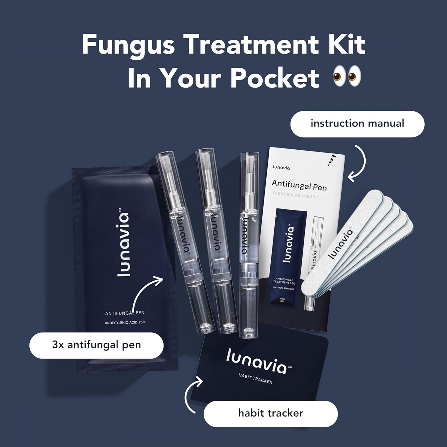 lunavia™ Antifungal Pen - 25% Undecylenic Acid